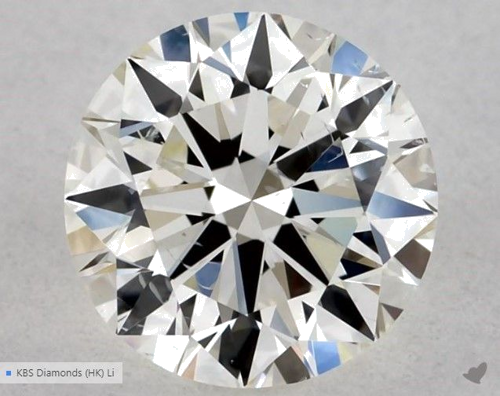 0.7 carat I-SI2 Excellent cut Natūralus Round Deimantas (1)