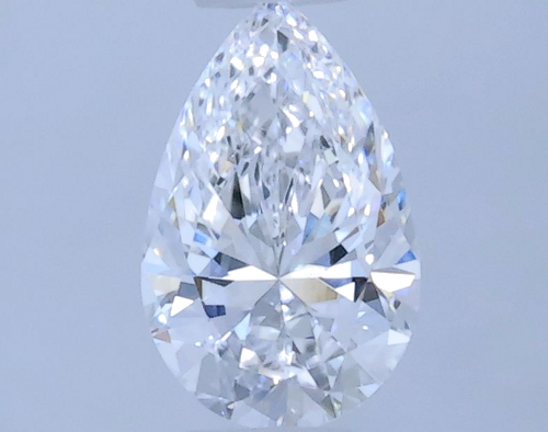 0.26 carat D-VVS1 Natūralus Pear Deimantas (1)