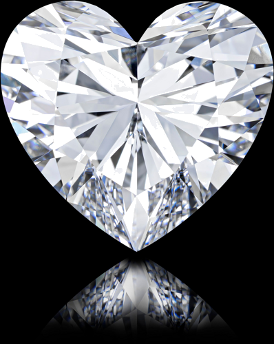 7.09 carat D-FL Natūralus Heart Deimantas (1)