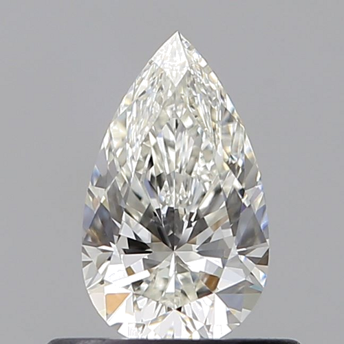 0.51 carat I-VVS1 Natūralus Pear Deimantas (1)