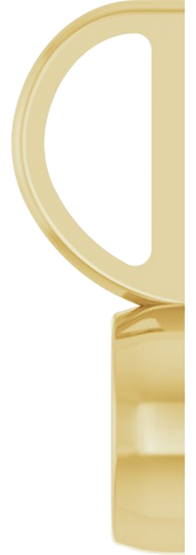 Pakabukas „Solitaire Charm“ 585 Geltonojo Aukso Round 5mm (3)