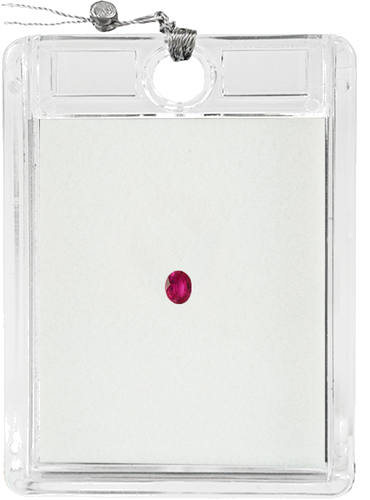 0,33 ct. Rubinas Ovalus F.H (1)