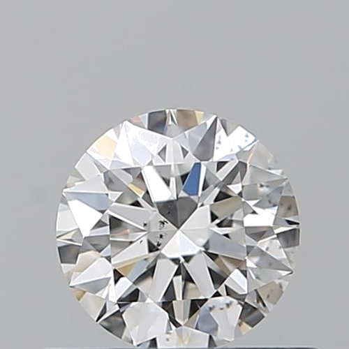 0.5 carat F-SI1 Excellent cut Natūralus Round Deimantas (1)