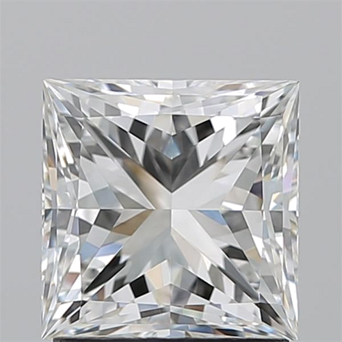 1.7 carat H-VVS2 Natūralus Princess Deimantas (1)