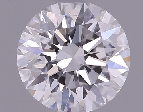 0.57 carat F-SI1 Excellent cut Natūralus Round Deimantas (1)