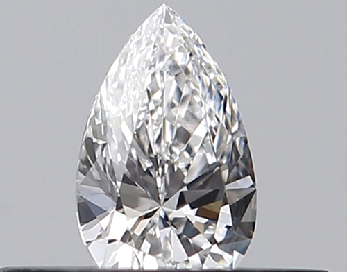 0.23 carat E-VVS2 Natūralus Pear Deimantas (1)