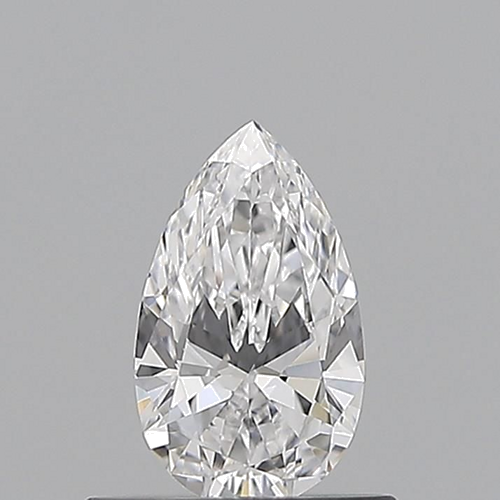 0.5 carat D-VVS1 Natūralus Pear Deimantas (1)