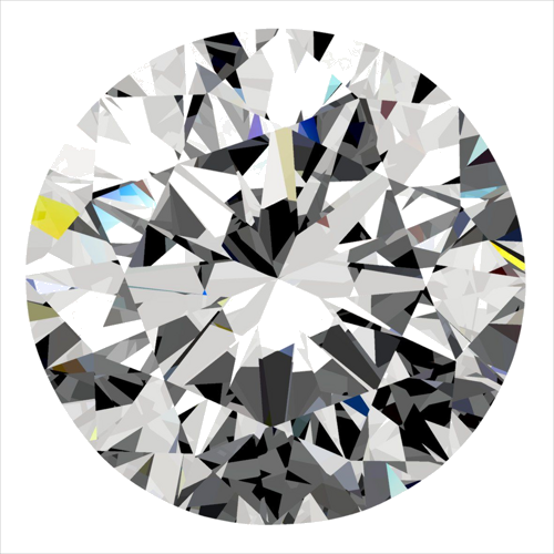 0.4 carat F-VS2 Very Good cut Natūralus Round Deimantas (1)