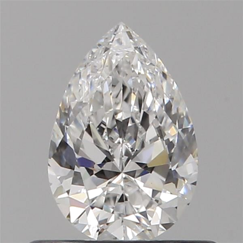 0.5 carat E-VVS2 Natūralus Pear Deimantas (1)