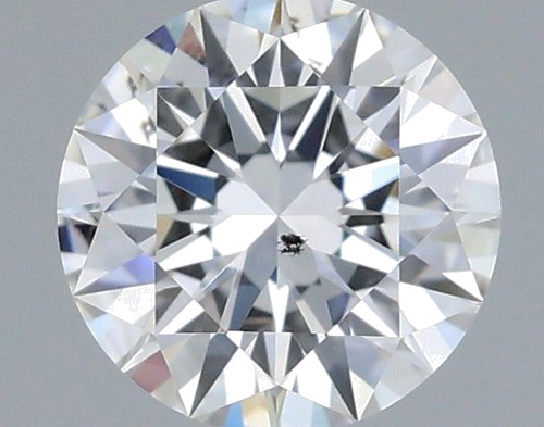0.48 carat F-SI2 Excellent cut Natūralus Round Deimantas (1)