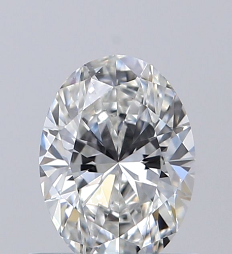 0.5 carat F-VS2 Natūralus Oval Deimantas (1)
