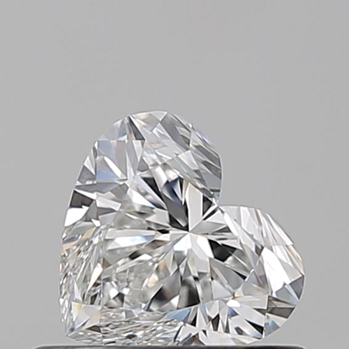 0.51 carat E-VVS2 Natūralus Heart Deimantas (1)
