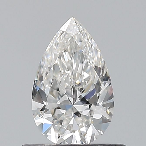 0.51 carat G-VS2 Natūralus Pear Deimantas (1)