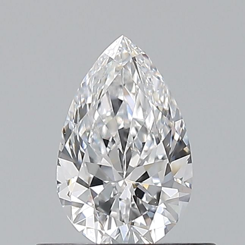 0.5 carat D-VS1 Natūralus Pear Deimantas (1)