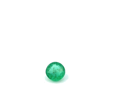 0.39 carat GREEN Round Smaragdas (1)