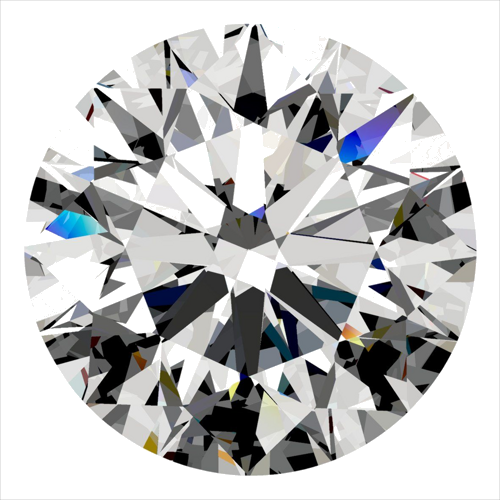 0.51 carat E-VVS1 Excellent cut Natūralus Round Deimantas (1)