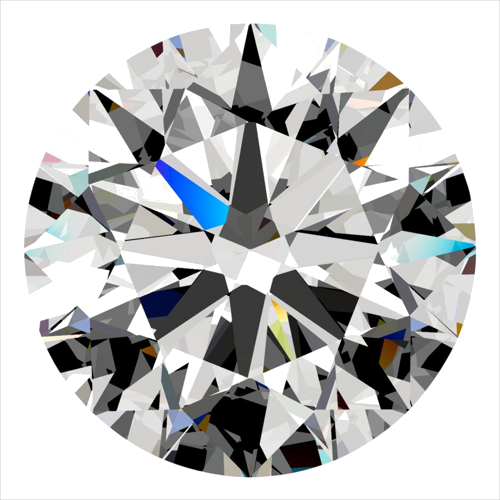 0.31 carat E-VS2 Excellent cut Natūralus Round Deimantas (1)