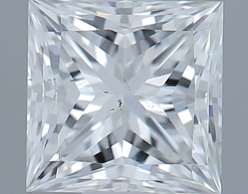 0.5 carat H-SI1 Natūralus Princess Deimantas (1)