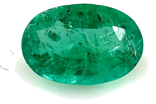 0.41 carat GREEN Oval Smaragdas (1)