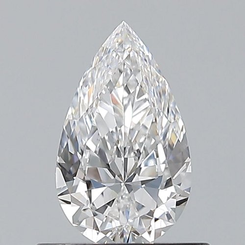 0.55 carat E-VS1 Natūralus Pear Deimantas (1)