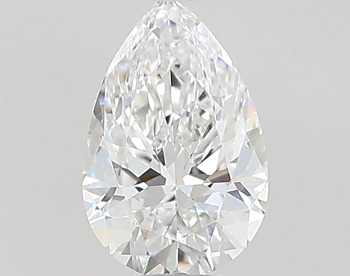 0.5 carat D-VVS1 Natūralus Pear Deimantas (1)