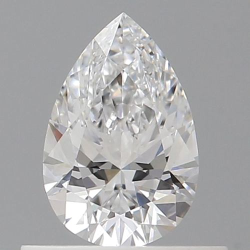0.5 carat D-VVS2 Natūralus Pear Deimantas (1)