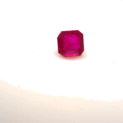0.46 carat RED Asscher Rubinas (1)