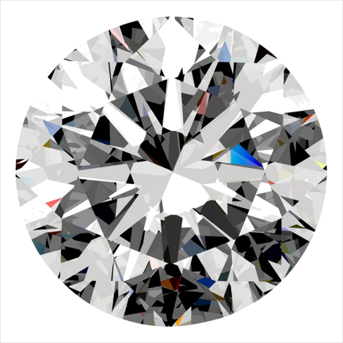 0.3 carat H-SI2 Very Good cut Natūralus Round Deimantas (1)
