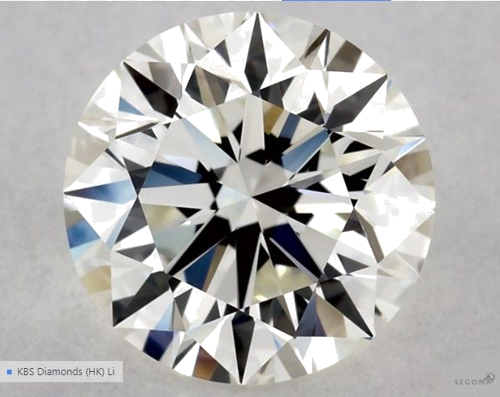 1.14 carat J-VVS2 Excellent cut Natūralus Round Deimantas (1)