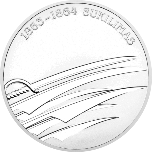 2013 Uprising 1863-1864 Anniversary Lithuania 50 litas silver coin PF 70 ULTRA CAMEO (3)