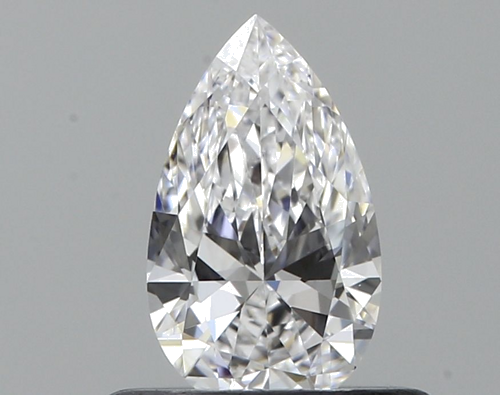 0.39 carat D-IF Natūralus Pear Deimantas (1)