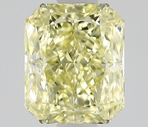 0.73 carat Fancy Light Yellow-VS1 Natūralus Radiant Deimantas (1)