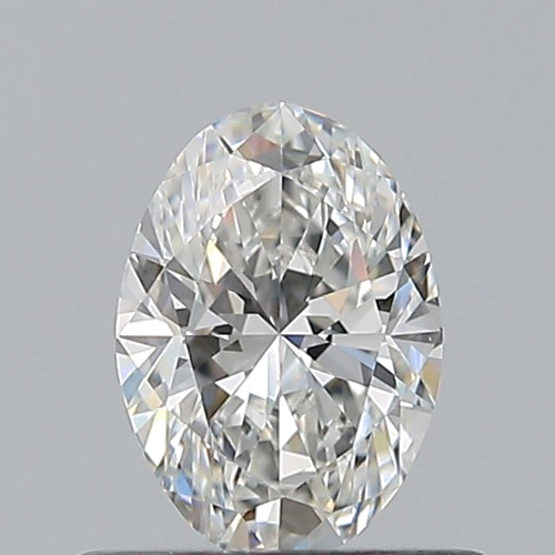 0.5 carat G-VS2 Natūralus Oval Deimantas (1)