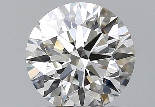 0.61 carat I-SI1 Excellent cut Natūralus Round Deimantas (1)