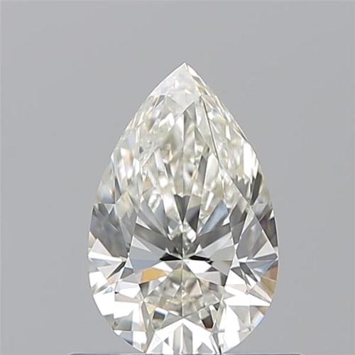 0.7 carat J-VVS1 Natūralus Pear Deimantas (1)