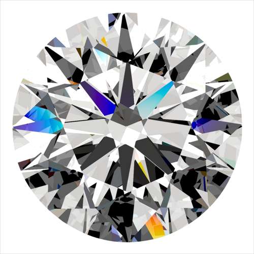 0.4 carat E-VS2 Excellent cut Natūralus Round Deimantas (1)