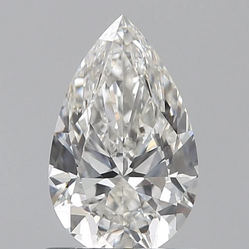 0.8 carat F-VVS1 Natūralus Pear Deimantas (1)