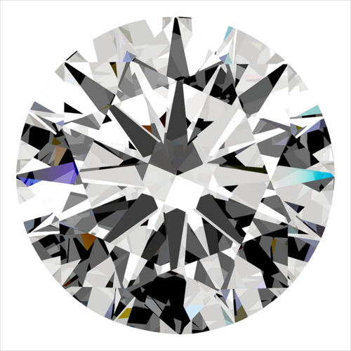 0.3 carat I-VS2 Excellent cut Natūralus Round Deimantas (1)