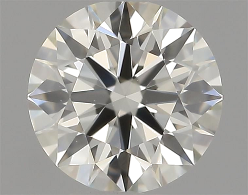 0.39 carat J-VVS2 Excellent cut Natūralus Round Deimantas (1)