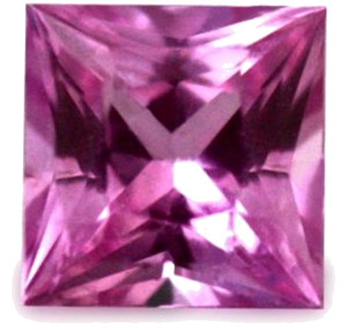 0.58 carat PINK Square Safyras (1)