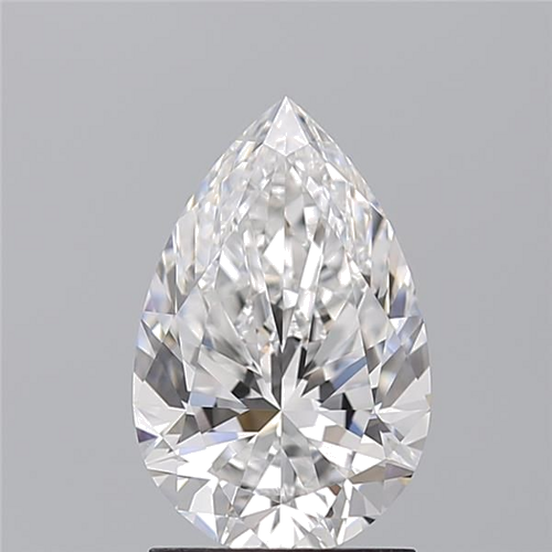 1.71 carat D-VVS2 Natūralus Pear Deimantas (1)
