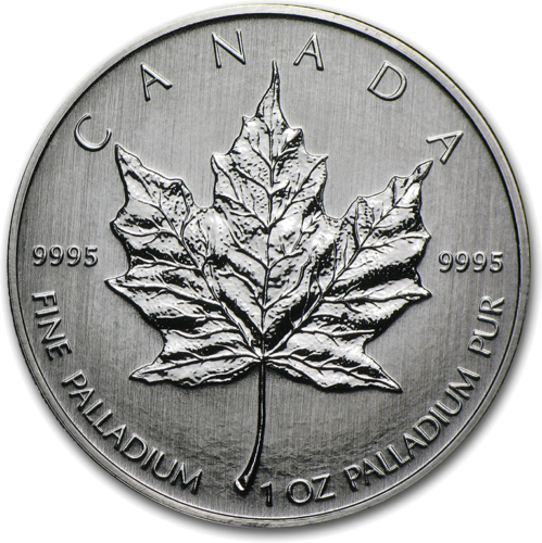 1 oz Kļavas lapas Kanādas palādija monēta (1)