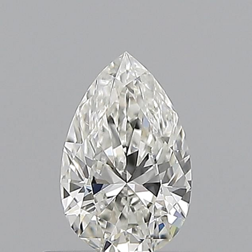 0.5 carat H-VS2 Natūralus Pear Deimantas (1)
