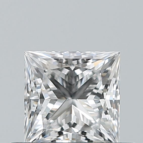0.52 carat D-VS1 Natūralus Princess Deimantas (1)