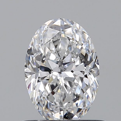 0.6 carat D-SI1 Natūralus Oval Deimantas (1)