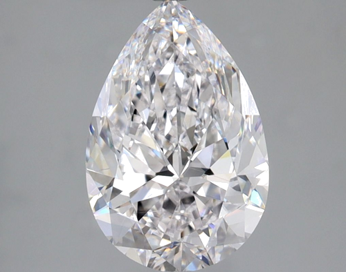 2.5 carat D-VVS1 Natūralus Pear Deimantas (1)