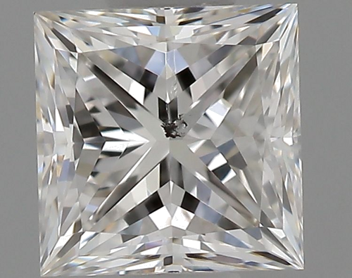 0.5 carat F-SI2 Natūralus Princess Deimantas (1)