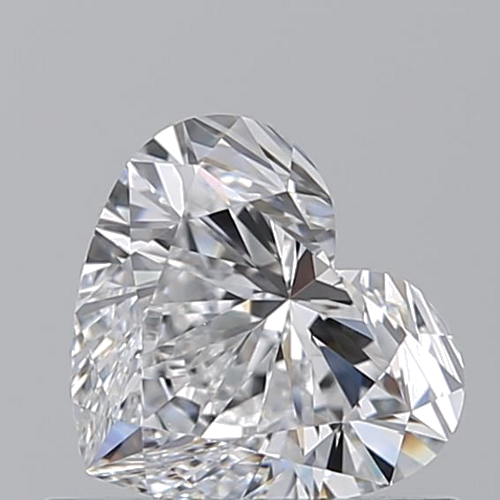 0.7 carat D-VS1 Natūralus Heart Deimantas (1)