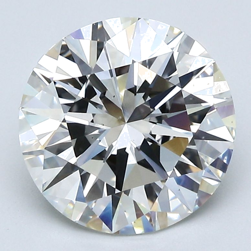 3.53 carat I-VS2 Excellent cut Natūralus Round Deimantas (1)