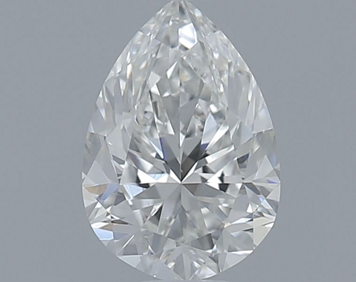 0.5 carat H-VS2 Natūralus Pear Deimantas (1)